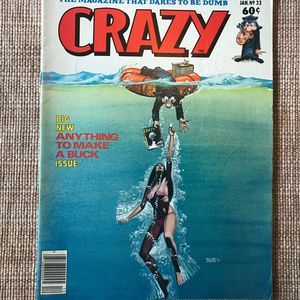 CRAZY MAG  NO 33 ANYTHING TO MAKE A BUCK JAN 78